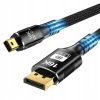 KÁBEL MINI DISPLAYPORT NA DISPLAYPORT 1.4 PRO THUNDERBOLT DP 4K 144Hz 1M KÁBEL MINI DISPLAYPORT NA DISPLAYPORT 1.4 PRO THUNDERBOLT DP 4K 144Hz 1M
