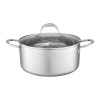 Nerezový hrniec s pokrievkou Curly 24 cm AMBITION Nerezový hrniec s pokrievkou Curly 24 cm AMBITION