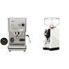 Profitec GO, brushed stainless steel + Eureka Mignon Perfetto, CR white Profitec GO, brushed stainless steel + Eureka Mignon Perfetto, CR white