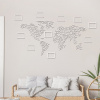 drevo zivota Fotorámček drevenej mapy sveta na stenu Farebný vzor: Biela, Veľkosť máp: 152x80 drevo zivota Fotorámček drevenej mapy sveta na stenu Farebný vzor: Biela, Veľkosť máp: 152x80