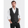 Pánska vesta Ombre čierna L Ombre 5902228933885 Pánska vesta Ombre čierna L Ombre 5902228933885