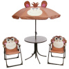 Set záhradný LEQ MELISENDA Mono, opica, slnečník 105 cm, stôl 50 cm, 2 stoličky. detský Set záhradný LEQ MELISENDA Mono, opica, slnečník 105 cm, stôl 50 cm, 2 stoličky. detský