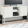 VidaXL TV skrinka, biela, 100,5x39x60,5 cm, oceľová VidaXL TV skrinka, biela, 100,5x39x60,5 cm, oceľová