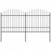 Panely vidaXL s hrotmi, oceľ, 1,5-1,75 x 3,4 m Panely vidaXL s hrotmi, oceľ, 1,5-1,75 x 3,4 m