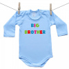 Boodyy Modré body s dlhým rukávom Big brother 74 (6-9 mesiacov) Boodyy Modré body s dlhým rukávom Big brother 74 (6-9 mesiacov)