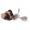 Huhubamboo hračka pre mačky - hnedá ryba s perím Huhubamboo hračka pre mačky - hnedá ryba s perím