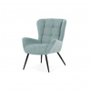 AUTRONIC Kreslo ušiak, modrá, látka, AK-H9206 BLUE2 AUTRONIC Kreslo ušiak, modrá, látka, AK-H9206 BLUE2