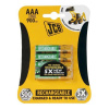 JCB RTU NiMH AAA/R03, 900mAh, prednabitá, blister 4 ks JCB-HR31000RC JCB RTU NiMH AAA/R03, 900mAh, prednabitá, blister 4 ks JCB-HR31000RC