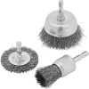 Sada ocelových kartáčů LUX-TOOLS, 3dílná Sada ocelových kartáčů LUX-TOOLS, 3dílná
