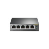 TP-Link TL-SG1005P - PoE Switch 5xTP 10/100/1000Mbps(4x PoE), kovový TP-Link TL-SG1005P - PoE Switch 5xTP 10/100/1000Mbps(4x PoE), kovový