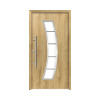 Hliníkovo-oceľové vchodové dvere pasívne Hermes 110 x 210 cm L dub prírodný Hliníkovo-oceľové vchodové dvere pasívne Hermes 110 x 210 cm L dub prírodný