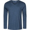 Promodoro Tričko Promodoro 1460 s výstřihem do V , dlouhý rukáv, pánské COT401460c0813-heather nav 3XL Melír navy Promodoro Tričko Promodoro 1460 s výstřihem do V , dlouhý rukáv, pánské COT401460c0813-heather nav 3XL Melír navy