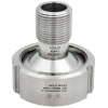 Adaptér IBC z nerezu, s 1 jemným závitom AG, na pripojenie S60x6 Adaptér IBC z nerezu, s 1 jemným závitom AG, na pripojenie S60x6