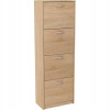 Skrinka na topánky Meble Bestseller 50 x 152 x 28 cm, dub sonoma Skrinka na topánky Meble Bestseller 50 x 152 x 28 cm, dub sonoma