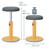 Ergonomická balančná stolička Leitz Cosy Ergo v teplá žltá Ergonomická balančná stolička Leitz Cosy Ergo v teplá žltá