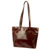 Dámska kožená kabelka Florence 47 Shopperbag Brown A4 Dámska kožená kabelka Florence 47 Shopperbag Brown A4