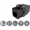 Samořezný keystone Solarix CAT5E UTP SXKJ-5E-UTP-BK-SA Samořezný keystone Solarix CAT5E UTP SXKJ-5E-UTP-BK-SA