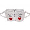 GiftyCity Hrníčky pro zamilované I love you 2x 250 ml GiftyCity Hrníčky pro zamilované I love you 2x 250 ml