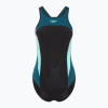 Dámske jednodielne plavky Speedo High Neck Splice Cross Back dark teal Dámske jednodielne plavky Speedo High Neck Splice Cross Back dark teal