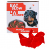 Eat Slow Live Longer spomaľovací Špirála do misky červená L Eat Slow Live Longer spomaľovací Špirála do misky červená L