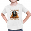 Cappuccino Assassino V3 - Italian Brainrot - hrnček ninja - detské tričko s potlačou - Tričkový | 9 | 11 | Biela Cappuccino Assassino V3 - Italian Brainrot - hrnček ninja - detské tričko s potlačou - Tričkový | 9 | 11 | Biela