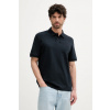 Bavlnené polo tričko BOSS Orange Pe_Interlock 50520109 tmavomodrá S Bavlnené polo tričko BOSS Orange Pe_Interlock 50520109 tmavomodrá S