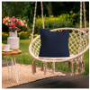 Záhradný vankúš vodeodolný 50x50 cm tmavomodrý Modrá 50 x 50 cm Záhradný vankúš vodeodolný 50x50 cm tmavomodrý Modrá 50 x 50 cm