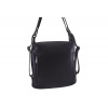 Dámska kožená kabelka čierna 250702 Dámska kožená kabelka čierna 250702