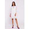 Dámske šaty S380 cream - Stylove XXL Dámske šaty S380 cream - Stylove XXL