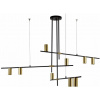 Light Prestige Arizona závesné svietidlo x40 W čierna-zlatá LP-074/9PLBK/GD Light Prestige Arizona závesné svietidlo x40 W čierna-zlatá LP-074/9PLBK/GD