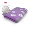DRYBED Premium Vet Bed fialový + šedé a biele labky 100 x 75 cm DRYBED Premium Vet Bed fialový + šedé a biele labky 100 x 75 cm