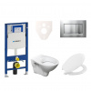 S-line Cenově zvýhodněný závěsný WC set Geberit do lehkých stěn / předstěnová montáž+ WC Pro 111.300.00.5NR7 S-line Cenově zvýhodněný závěsný WC set Geberit do lehkých stěn / předstěnová montáž+ WC Pro 111.300.00.5NR7