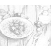 ZUTY Bodkovanie - ŠPAGETY Rámovanie: vypnuté plátno na rám, Rozmer: 80x100 cm ZUTY Bodkovanie - ŠPAGETY Rámovanie: vypnuté plátno na rám, Rozmer: 80x100 cm