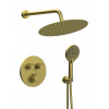 Sapho SMART SELECT podomietkový termostatický set, 2 výstupy, matná zlatá Sapho SMART SELECT podomietkový termostatický set, 2 výstupy, matná zlatá