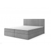 Wilsondo Čalúnená boxspring posteľ Lamella - sivá Rozmer: 160x200 Wilsondo Čalúnená boxspring posteľ Lamella - sivá Rozmer: 160x200