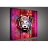 Obraz na plátne viacdielny - OB3296 - Abstraktný tiger 90cm x 80cm - S6 Obraz na plátne viacdielny - OB3296 - Abstraktný tiger 90cm x 80cm - S6