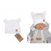 Z & Z Dvojvrstvová bavlnená čiapočka LOVE TEDDY, biela, veľ. 68/74 Z & Z Dvojvrstvová bavlnená čiapočka LOVE TEDDY, biela, veľ. 68/74