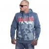 Pánská mikina Yakuza Battlefield 24007 mallard blue velikost: 4XL Pánská mikina Yakuza Battlefield 24007 mallard blue velikost: 4XL