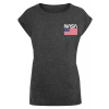 Ladies NASA - Stars and Stripes T-Shirt - charcoal M Ladies NASA - Stars and Stripes T-Shirt - charcoal M