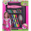 Zaplétač korálků dětský holčičí set s korálky s bavlnkami a hřebínkem Zaplétač korálků dětský holčičí set s korálky s bavlnkami a hřebínkem