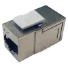 SOLARIX Panelová spojka CAT6A STP 8p8c, RJ45/RJ45 SOLARIX Panelová spojka CAT6A STP 8p8c, RJ45/RJ45
