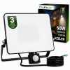LED reflektor AZZLER 50W 6000lm 4000K IP44 Halogenová venkovní lampa se senzorem pohybu černá LUMILED LED reflektor AZZLER 50W 6000lm 4000K IP44 Halogenová venkovní lampa se senzorem pohybu černá LUMILED