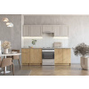 Kuchynská linka, 240cm, dub cremona, kašmír, WENDY Kuchynská linka, 240cm, dub cremona, kašmír, WENDY