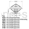 Termostat Opel 2,5TDS WAHLER 4158.80D (s tesnením) Termostat Opel 2,5TDS WAHLER 4158.80D (s tesnením)
