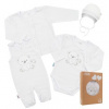 New Baby Dojčenská súprava do pôrodnice For Sweet Bear biela New Baby Dojčenská súprava do pôrodnice For Sweet Bear biela