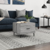 zahrada-XL Konferenčný stolík sivý dub sonoma 50x50x40cm spracované drevo 829440 zahrada-XL Konferenčný stolík sivý dub sonoma 50x50x40cm spracované drevo 829440