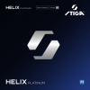 Potah STIGA Helix Platinum M - černá - Potah STIGA Helix Platinum M - černá -