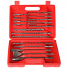 Kraft-Dele 17-dielna súprava vrtákov a sekáčov sds+ na profesionálne a domáce použitie kd10068 Kraft-Dele 17-dielna súprava vrtákov a sekáčov sds+ na profesionálne a domáce použitie kd10068