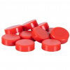 Magnety Q-CONNECT okrúhle, 20 mm, 10 ks, červene Magnety Q-CONNECT okrúhle, 20 mm, 10 ks, červene