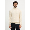 Vlnený sveter Tommy Hilfiger MW0MW40914 béžová L Vlnený sveter Tommy Hilfiger MW0MW40914 béžová L